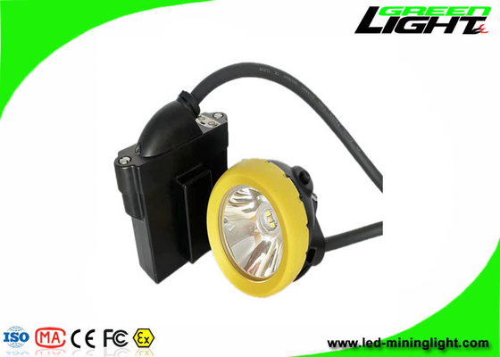 10000 ルクス 216lum 7800 MAh コード付き LED マイニング キャップ ランプ USB 充電 低電力警告機能付き マイナー ヘッドランプ