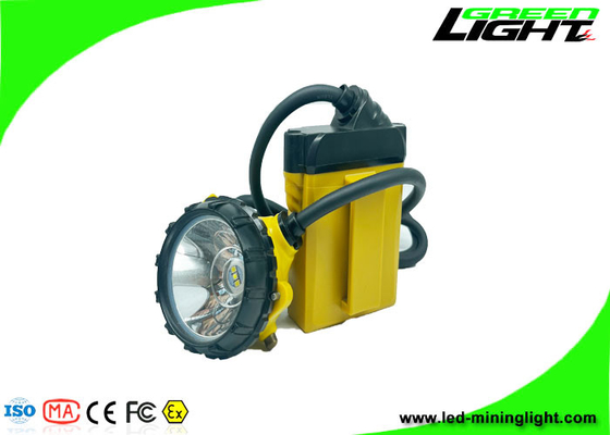 IP68防水束ねられたLED鉱山の帽子ランプ25000ルクスの地下鉱山のための再充電可能なヘッドライト10400MAhサムスン電池