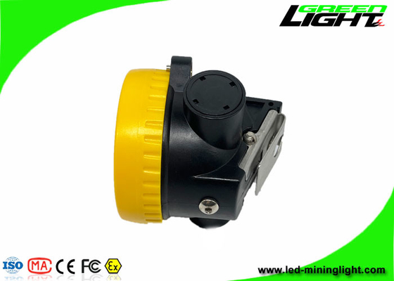 0.74W携帯用LED鉱山ライト96lum 5000Lux PTCは再充電可能な抗夫の炭化物のヘッドライトを保護した