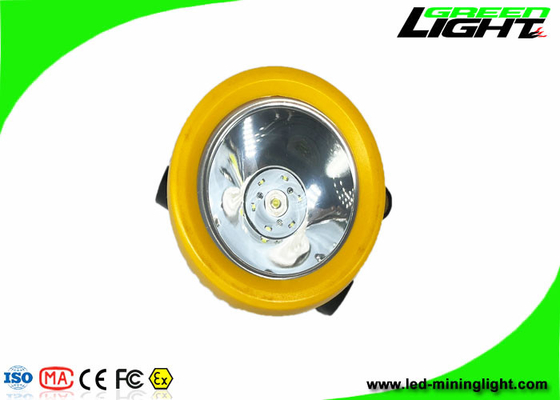 0.74W携帯用LED鉱山ライト96lum 5000Lux PTCは再充電可能な抗夫の炭化物のヘッドライトを保護した