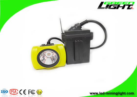 13600 MAh LED 鉱夫の帽子ランプ IP68 は 25000 ルクスの炭鉱夫のヘッドランプを防水します