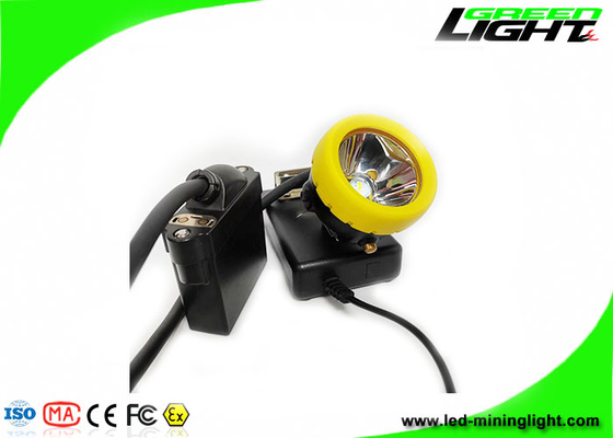 6.6Ah/7.8Ah 16hours LED 鉱夫の帽子ランプ再充電可能な 10000 ルクスの防爆