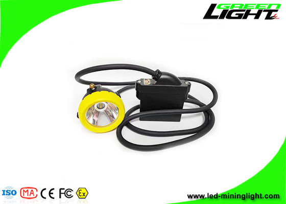 ABS シリコーン 1.67W 7.8Ah コード付き Led キャップ ランプ 10000Lux 充電式リチウム イオン バッテリー USB 充電マイナー ヘッドライト