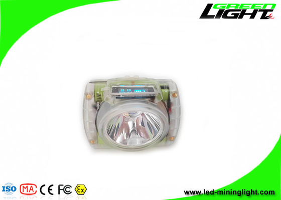 232lum 13000 ルクス地下 LED マイニング ヘッドランプ 480mA 6.8Ah USB 充電器付き充電式ヘッドライト