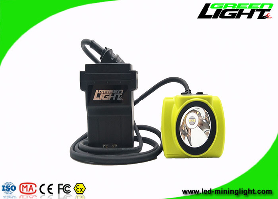 18hrs長時間コード付きマイニングヘルメットライト25000lux IP68防水530lum 13.6Ah充電式ベストマイニングヘッドランプ