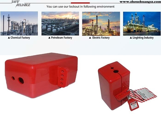 ABS空気のプラグの遮断器閉鎖利用できる4pcs南京錠
