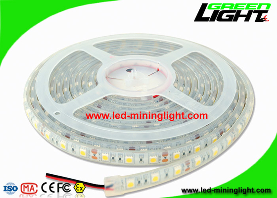 防水SMD 5050 LEDの適用範囲が広い地下採鉱のための5mの口取りテープ ライトを滑走路端燈トンネルを掘る