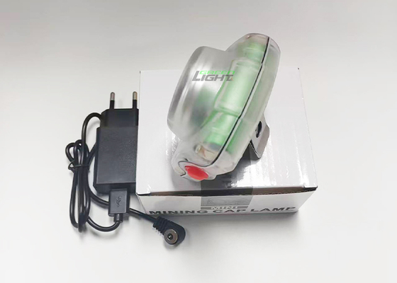 199g コンパクトサイズ 防水 LED ヘルメットランプ 鉱山用ヘッドランプ 23000lux 4.4W 強力な鉱山用ライト