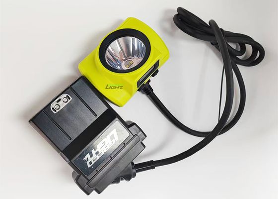 高明るさ 25000lux 安全 地下鉱山キャップランプ 防爆 530lum 14Ah 鉱山ランプ 60hrs 実行時間