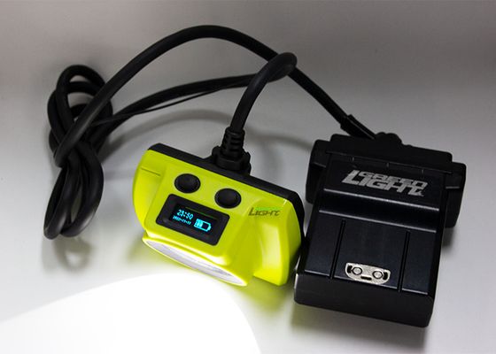 高明るさ 25000lux 安全 地下鉱山キャップランプ 防爆 530lum 14Ah 鉱山ランプ 60hrs 実行時間