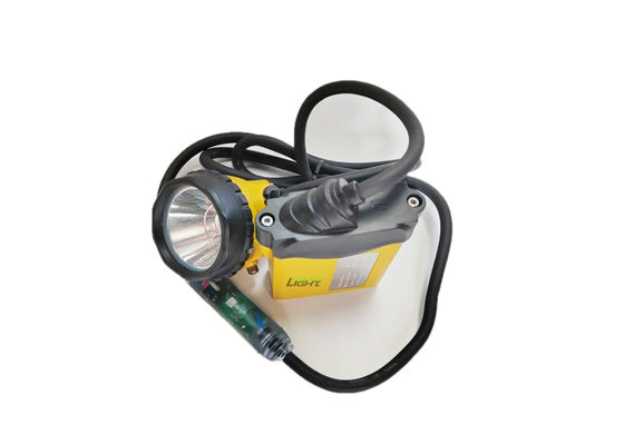 10.4Ah充電可能なリチウムイオン電池 鉱夫ヘルメットランプ IP68防水 3W鉱山キャップランプ