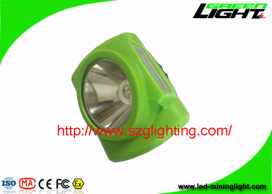 緑色の3.7V 6.4Ah 480mA LED鉱山の軽く容易な押しボタン式操作