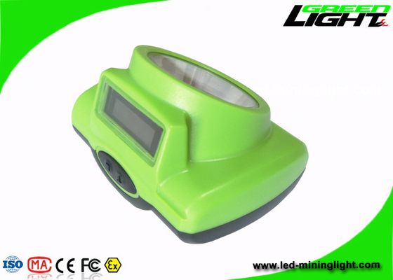 200g軽量LED鉱山のヘッドライトの  6.8Ah李-緑色のイオン電池