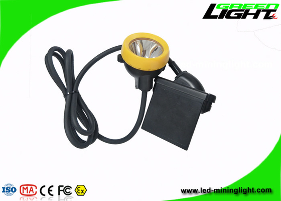 作業時間16時間のの15000lux明るさ抗夫の帽子ランプ216lum Illuminous