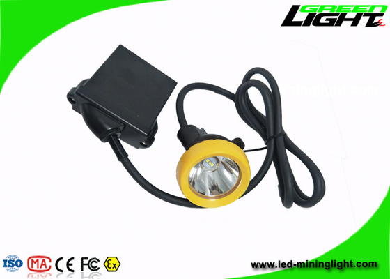 作業時間16時間のの15000lux明るさ抗夫の帽子ランプ216lum Illuminous