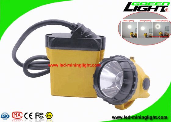 高い安全性LED鉱山ライト帽子ランプ10.4Ahサムスン電池との25000ルクス