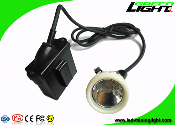 ケーブルが付いている地下LED採鉱ライト10000lux 6.6Ah充電電池IP67