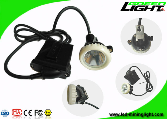 ケーブルが付いている地下LED採鉱ライト10000lux 6.6Ah充電電池IP67