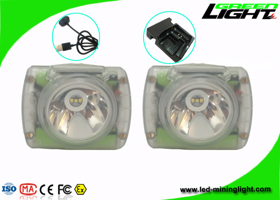 3.7V Undergroud抗夫の帽子ランプ コードレス軽量6.8Ah李-イオン電池IP68