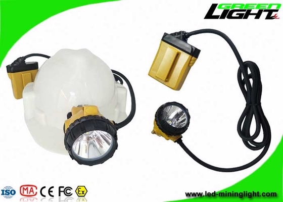 クリー族LED 25000lux SOSの低い電力の警告機能の炭鉱ライト10.4Ahサムスン電池