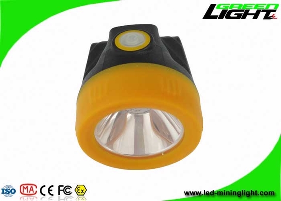 軽量LED再充電可能な抗夫の帽子ランプ10000luxの明るさ1年の保証