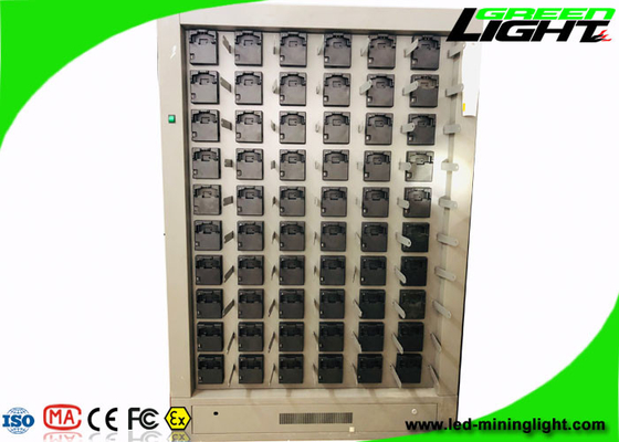 GLR-60は半充電ステーション110-240VACが電圧を入れた採鉱のヘルメット ライトを束ねた
