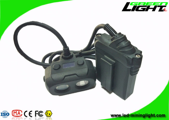 二重打撃の鋳造物のヘルメットのヘッドライト15000lux高いLllumination DulaのビームIP68