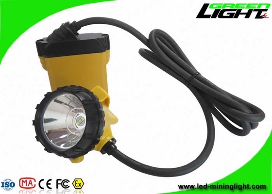 3Wクリー族LED鉱山のヘルメットは低い電力の警告を用いる25000Lux 4光源レベルをつける