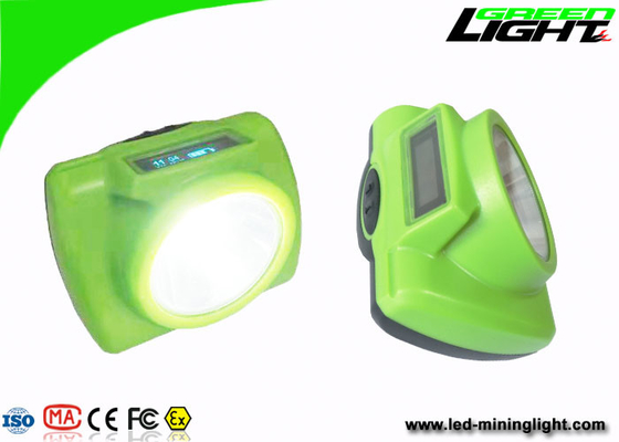 携帯用採鉱の帽子ライト ランプのOledスクリーン13000lux IP68 14-16hrs Wokingの時間