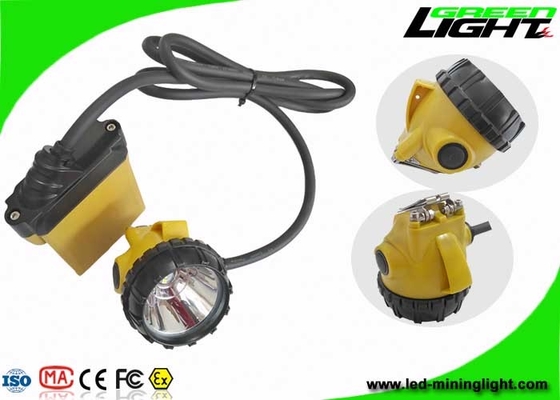 IP68 SOS機能の防水再充電可能なLEDのヘッドライト25000Luxの明るさ10.4Ah