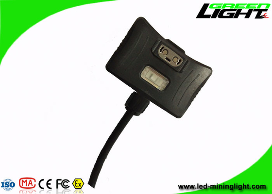 5.2Ah LED鉱山の帽子は安全ロープが付いている10000lux明るさの高いビームIP68をつける