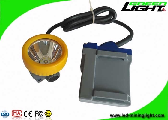 地下安全LED鉱山の軽い6.6Ah充電電池15000luxのヘッドライト