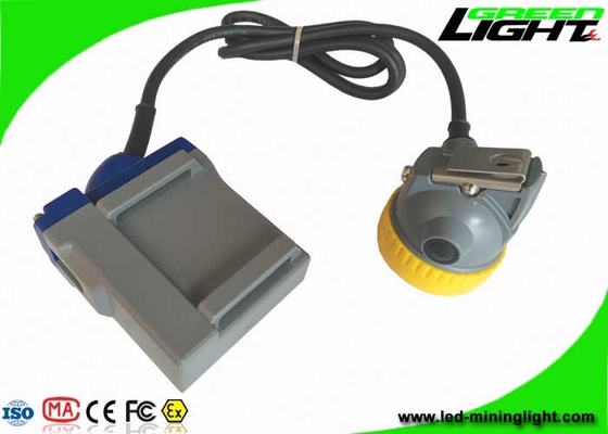 地下安全LED鉱山の軽い6.6Ah充電電池15000luxのヘッドライト