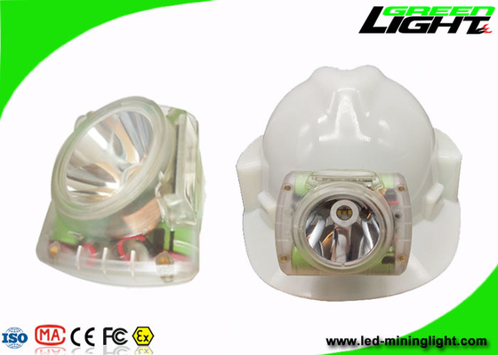 再充電可能なクリー族LED抗夫の帽子ランプのPCのABS 1200の電池周期232lum Illuminous