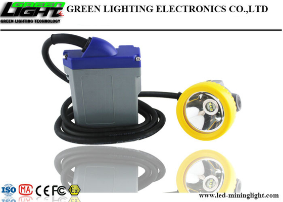 クリー語はLED抗夫を欠く帽子ランプ15000luxが6.6Ah再充電可能なリチウム電池を採用する