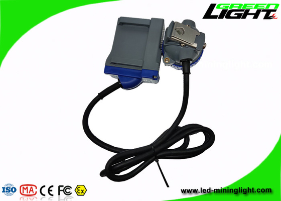 LED採鉱ライト10000lux帽子ランプ6.6Ah再充電可能な李-イオン電池--を満たすUSB