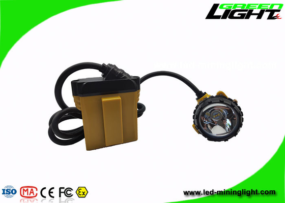 最も粗い環境鉱山のための25000lux LED鉱山ライト10.4Ah帽子ランプ