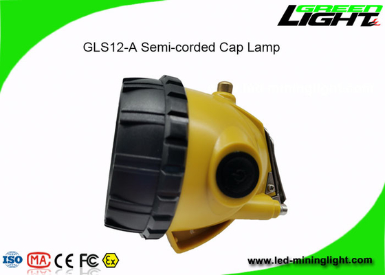 15000lux LEDコードレス鉱山の帽子は低い電力の警告機能の1.7Wをつけます