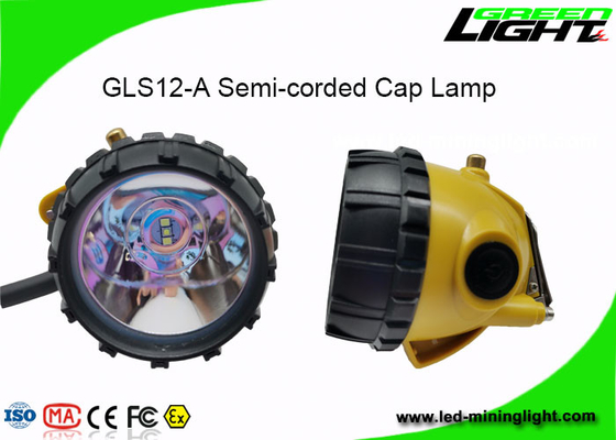 15000lux LEDコードレス鉱山の帽子は低い電力の警告機能の1.7Wをつけます