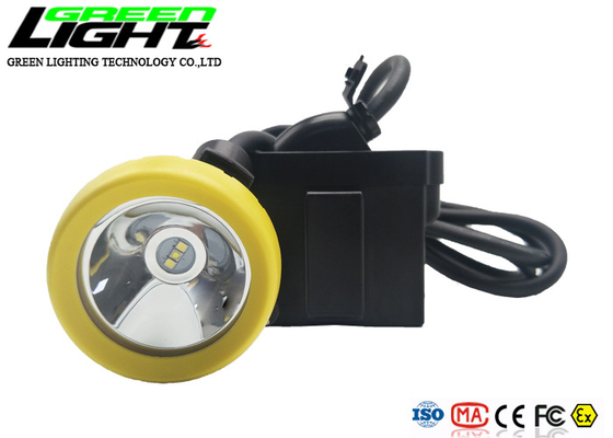 リチウムlon 2Aの充電器のABS 10000lux LED抗夫の帽子ランプ
