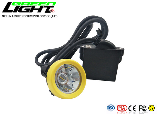 防水IP68 10000lux 216lum LED抗夫の帽子ランプ
