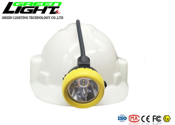 防水IP68 10000lux 216lum LED抗夫の帽子ランプ
