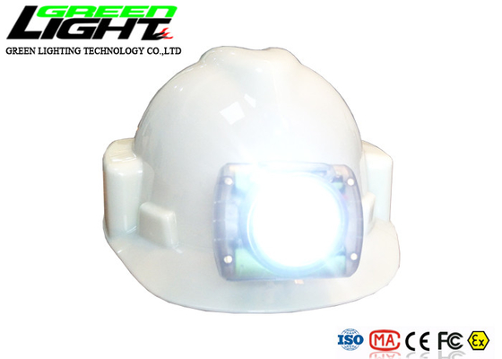 透明な場合15000luxのABS 385LUM LED抗夫の帽子ランプ