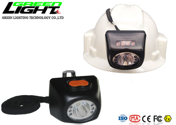4.5Ah李イオン電池0.9W 8000lux LED抗夫の帽子ランプ