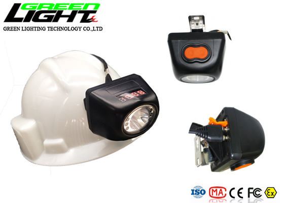 4.5Ah李イオン電池0.9W 8000lux LED抗夫の帽子ランプ