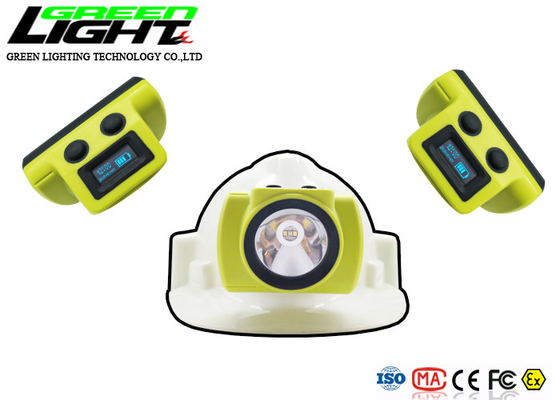 385LUM 20000lux 5V 2A IP68の再充電可能な採鉱の帽子ランプ