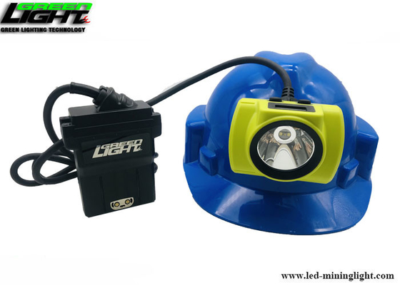 4.07W 25000lux 13.6Ah IP68 LED鉱山の帽子ランプ