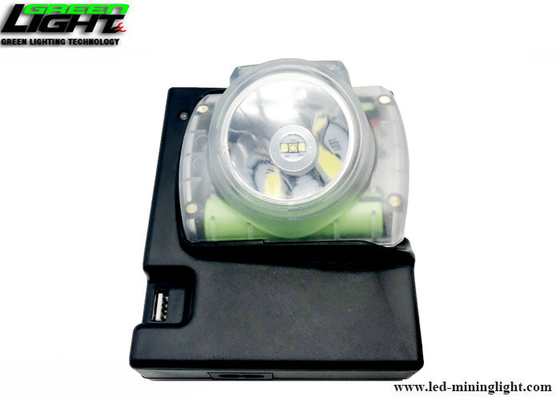 1W 13000Lux防水IP68 6.8Ah LED抗夫の帽子ランプ
