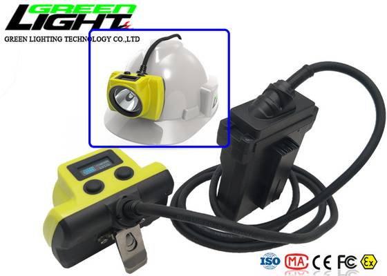 IP68 530lum 16000lux LED抗夫の帽子ランプ13600mAh