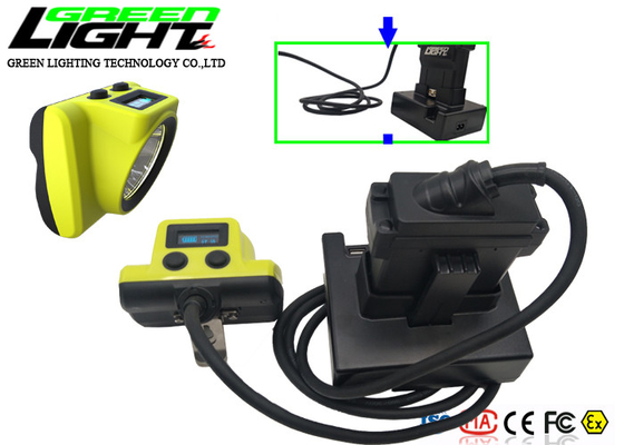 IP68 530lum 16000lux LED抗夫の帽子ランプ13600mAh